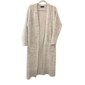 Love Token Cream Long Knit Cardigan size Medium